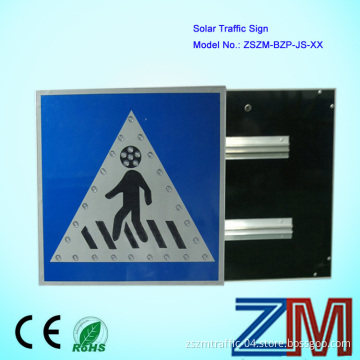 Vintage Factory Price People Crossing Pedestrian Traffic Sign / Construction Sign / Solar Traffic Sign